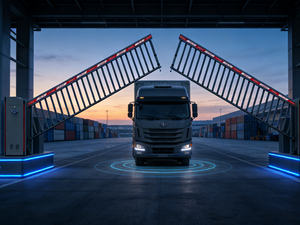 Barrière de contrôle d'accès pour véhicules sur mesure, robuste, pour les entrées d'usine. - Product Image 2