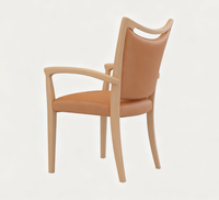 Table et chaises de salle à manger en bois massif, style minimaliste moderne, pour les soins aux personnes âgées dans les maisons de retraite, les appartements et les restaurants