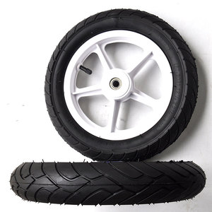 Roue de vélo d'équilibre de bébé en caoutchouc pneumatique en plastique de 12 pouces - Product Image 6