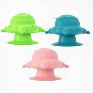 Chiot Nursemaid Bulle <span class=keywords><strong>Lait</strong></span> Bol Mangeoire 4 Mamelon Silicone Mangeoire Biberons D'allaitement Avec Forte Ventouse pour Chatons Chiots - Product Image 2