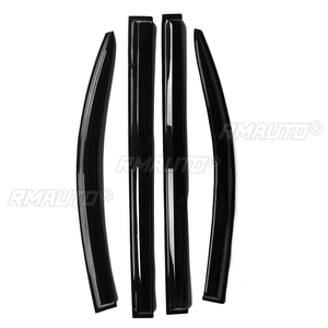 New 4x Black Tinted Car Side <b>Window</b> Visor Guard Vent Awnings Shelter <b>Cover</b> Trim Rain Guard Shell for Toyota for Sienna 2011-2018 - Product Image 2