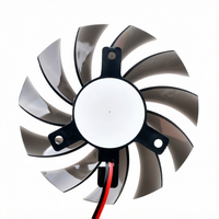 Kipas Pendingin DC 75mm Speedy 12V 0.25A 3300RPM 20CFM 25dBA Bantalan Cair untuk Casing GPU Router