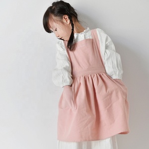 Tạp Dề Trẻ Em Vải Lanh Cotton Thân Thiện Với Môi Trường Bán Chạy Để Sáng Tạo Nghệ Thuật Nấu Ăn - Product Image 3