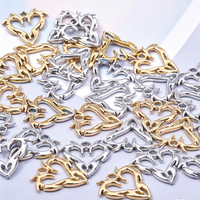 Accessoires de bijoux en acier inoxydable Senmei Dragon-Heart, colliers DIY, plaqué or véritable 18 carats, fabrication OEM ODM