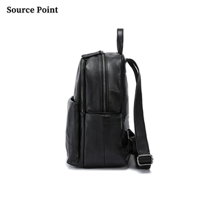 Đơn giản Rau rám nắng Da Ba lô cho phụ nữ sang trọng thương hiệu tùy chỉnh cắt dán sinh viên màu rắn trở lại gói - Product Image 3