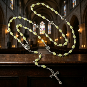 Magnifiques chapelets catholiques avec étui, Israël, Vierge Marie, bijoux en acier, vente en gros, pour souvenir, chapelets catholiques de luxe - Product Image 2