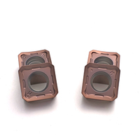 SRUIPU SNMX1205ANN-GM SNMX1205 Plaquettes de fraisage en carbure double face avec revêtement PVD pour CNC, personnalisables OEM, pour fraise carrée CNC