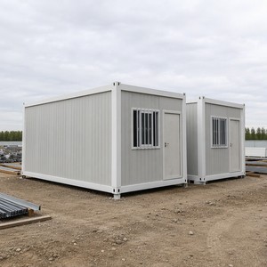 Villa de luxe personnalisée de 40 pieds, maison modulaire préfabriquée en acier pour l'extérieur, maison conteneur mobile et démontable - Product Image 1