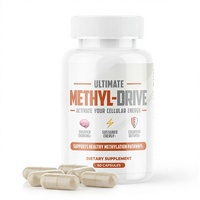 Capsules de complexe B méthylé OEM avec L-méthylfolate et méthylcobalamine pour l'énergie cellulaire, le soutien cognitif et le bien-être