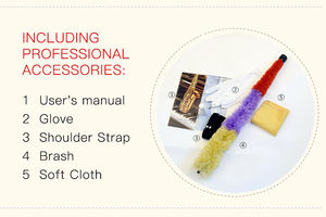 Профессиональный китайский BB тенор саксофон с черным никелевым Золотым Лаком Аксессуары для инструментов - Product Image 2