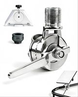 Support d'antenne réglable Starlink Mini Rail Mount en acier inoxydable 316 de qualité marine pour bateaux, yachts, voiliers, chalutiers, camping-cars