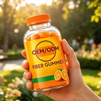 Gummies de fibres alimentaires probiotiques OEM, contenant des fibres probiotiques, marque privée, vente directe d'usine