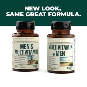 Cápsulas Multivitamínicas para Hombres, Suplemento Diario de Multivitaminas y Multiminerales, Vitaminas, Cápsulas Multivitamínicas - Product Image 2