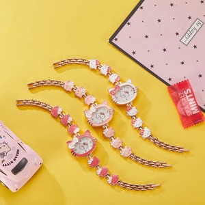 Fashionable <b>Cute</b> Watch <b>Bracelet</b>-style Cartoon Quartz Electronic Watch Pointer - Product Image 6