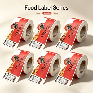 Etiquetas de Alimentos Personalizadas ONEPRINT, Autoadhesivas, Rectangulares, Impresión Digital, Código de Barras, Paquete al por Mayor - Product Image 5