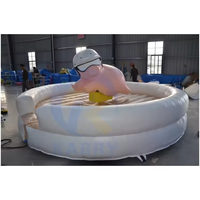 Taureau mécanique gonflable commercial personnalisé et amusant pour adultes, certifié CE, en PVC, capacité 100-300 kg