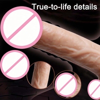 Medizinischer, umweltfreundlicher, latexfreier Silikon-Teleskop-Massager, wiederaufladbar, IPX7 wasserdicht, leise, leistungsstark, stoßend, für Erwachsene