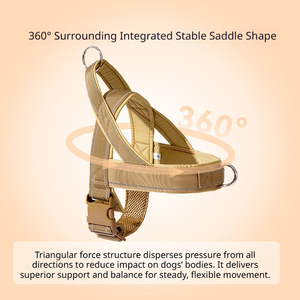 Arnés Reflectante Acolchado Sin Estrangulamiento, Chaleco Duradero y Reforzado para Perros de Raza Grande, para Entrenamiento, Paseo y Aventuras al Aire Libre - Product Image 3
