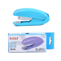 Eagle Effort Saving 24/6 26/6 Agrafeuse Papeterie Fournitures de bureau Agrafeuse en plastique S5136 Capacité de 20 feuilles