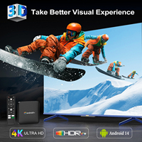 Harga Pabrik Smart Android 14.0 TV Box Mortal HiSilicon 4K WiFi6 Set Top Box 2025 Termurah Grosir Diskon Kontrol Suara