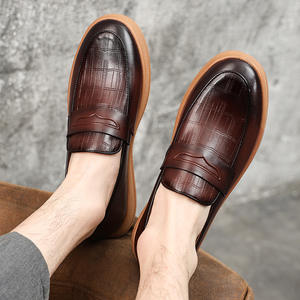 Zapatos de Vestir de Cuero de Lujo para Bodas, Impermeables, Transpirables, Cómodos, con Suela Suave Antideslizante, para Novios, Fiestas y Banquetes, Venta al Por Mayor - Product Image 4