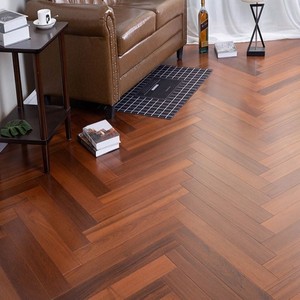 Pavimento in Legno Massello di Quercia/Noce Premium, Moderno per Cucina, Ecologico, Antiscivolo, Facile Installazione a Incastro, Rustico Pre-Finito - Product Image 1