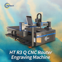Máquina CNC Industrial HTR3-Q de Alta Tecnología, Potencia del Husillo de 3.2kW, Precisión de 0.025mm, Multifuncional de Alta Resistencia de 900kg, Garantía de 1 Año
