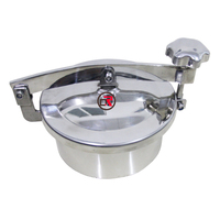 Manhole circulaire sanitaire en acier inoxydable de 200 mm pour réservoir à pression atmosphérique