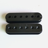 Donlis Custom PC Material Black Humbucker Guitar Pickup Bobbin dalam Warna Putih Krem untuk Grosir
