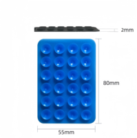 Support de téléphone universel adhésif en silicone étanche à prix de gros, fixation mains libres facile à utiliser pour support de téléphone Android