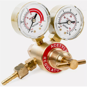 Régulateur d'acétylène Victor à double manomètre en laiton CGA200 pour torche de soudage et de découpe, réducteur de pression - Product Image 1
