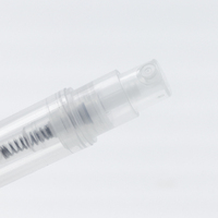 Vaporisateur fin 2 ml, mini flacon pompe en plastique, parfum de poche, portable, anti-fuite, réutilisable, emballage de parfum écologique