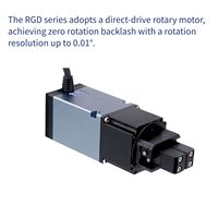 Pince rotative électrique de haute précision série RGD avec jeu nul pour robot EOAT, pour préhension et saisie rotatives automatisées
