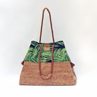 Sac Tote Shopper en Liège Personnalisé Grande Capacité Sac en Coton Éco-responsable pour Femmes Gros OEM