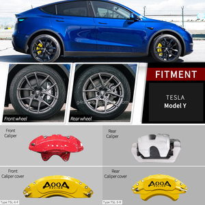 AOOA Refitting Disc Car Kit Metal Aluminum Disc Caliper Cover - Product Image 2