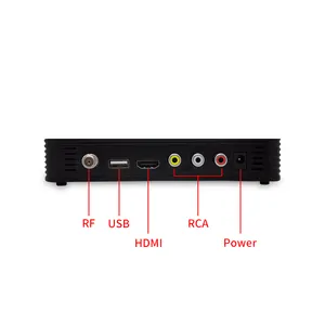 高质量支持最后通道存储器多语言高清Dvbt2电视接收器Usb Pvr和时移支持Mpeg-4 Fta接收器