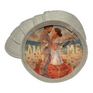 कस्टम पूर्ण पैटर्न मुद्रण बीज लिनन यरुल्का ब्रिट मिलाह उपहार मोज़ेल टोव बैग किप्ट चाल्ला को कवर करता है जिवियन शादी किप्पा - Product Image 1