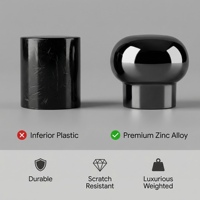 Tapa Moderna de Aleación de Zinc de Alta Calidad, Ecológica, de Grado Alimenticio, a Prueba de Fugas, Impermeable, a Prueba de Niños, Modelo de Marca Personalizado
