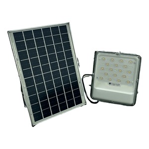 แผงไฟโซลาร์เซลล์ LED 1200lm แผงเซลล์แสงอาทิตย์10/15H อายุการใช้งานแบตเตอรี่4000K สีขาวนวล/พลาสติก200W/300W สำหรับ Road ROHS - Product Image 1
