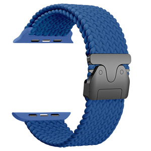 نسخة مطورة استبدال سوار المعصم الرياضة مضفر المنسوجة النايلون حلقة سوار لساعة أبل سلسلة الساعات الترا 10 9 - Product Image 2