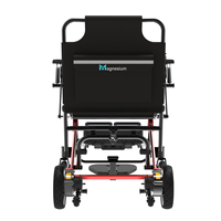 Fauteuil roulant électrique pliable Baichen 200W à double moteur, ultra léger (11,2 kg), avec cadre en alliage de magnésium, pour personnes âgées