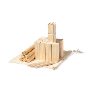 Hot Selling Custom Logo Ancestral Mini Kubb Outdoor Wooden Garden <b>Game</b> for Kids Whole Sales - Product Image 2