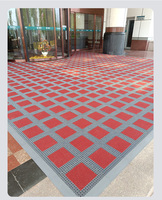 Tapis modulaire fabriqué en usine tapis intégré Drainage étanche à l'humidité tapis collecteur de poussière pour Garage résistant à l'usure