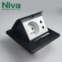 Tomacorrientes Eléctricos para Piso, Tomacorrientes Metálicos Ocultos para Piso, Tomacorrientes Emergentes Estándar Personalizados WD03