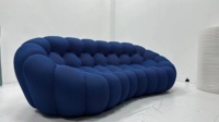 Wohnzimmer komprimiertes 3-Sitzer-Blasensofa für Mall oder Hotel Dropshipping-Sofa Couch