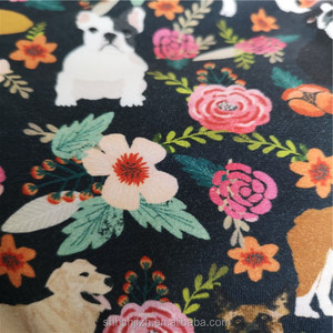 Tùy chỉnh thiết kế in hoa bông in bông spandex jersey vải dệt kim - Product Image 6