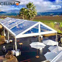 Celina White 20x30ft(6x9m) Gable Frame Tent Outdoor Canopy for Wedding Party Event