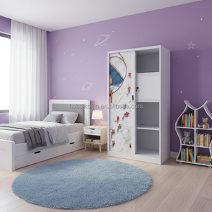 Armario Moderno de Acero con Gran Capacidad de Almacenamiento y Cajones para Ropa, para el Dormitorio del Hogar - Product Image 4