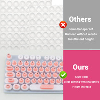 Long Nail-Friendly Silicone Keyboard Keycaps | Protective Rubber Cover for Acrylic/Gel Nails Universal Keyboard Film