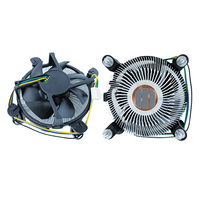 Ventilateur de refroidissement CPU, radiateur pour processeur INTEL LGA775 LGA 1155 1156 1150 4 broches, ventilateur de refroidissement pour ordinateur DC 12V